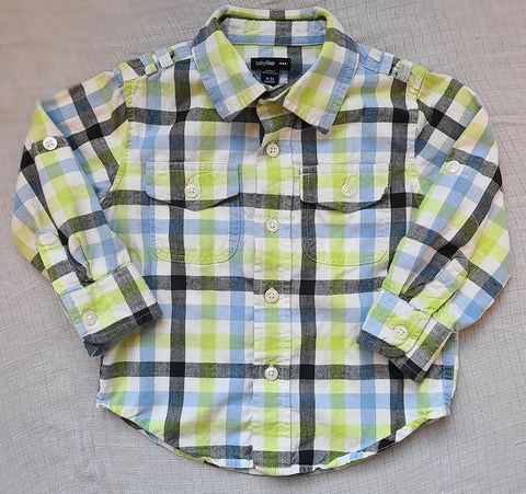 Baby Gap Long sleeve button-up 24 Months